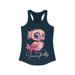 Flamingo Pretty Ideal Racerback Tank