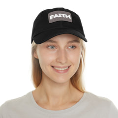 Faith Hat with Leather Patch (Rectangle)