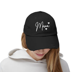 Mama Unisex Distressed Cap