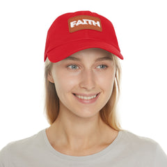 Faith Hat with Leather Patch (Rectangle)