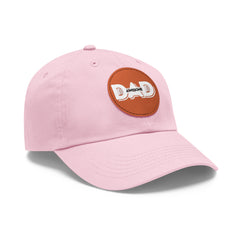 Dad Hat with Leather Patch (Round)