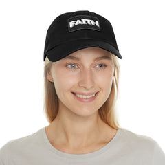 Faith Hat with Leather Patch (Rectangle)