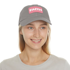 Faith Hat with Leather Patch (Rectangle)