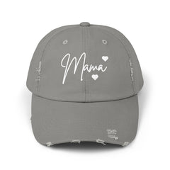 Mama Unisex Distressed Cap