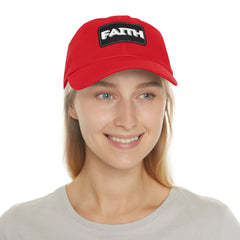 Faith Hat with Leather Patch (Rectangle)