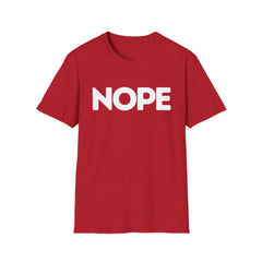 Nope Unisex Softstyle T-Shirt