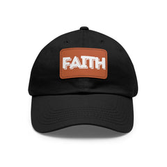 Faith Hat with Leather Patch (Rectangle)