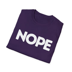 Nope Unisex Softstyle T-Shirt