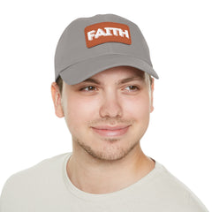 Faith Hat with Leather Patch (Rectangle)