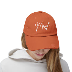 Mama Unisex Distressed Cap