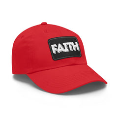 Faith Hat with Leather Patch (Rectangle)