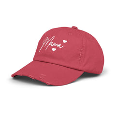 Mama Unisex Distressed Cap