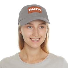 Faith Hat with Leather Patch (Rectangle)