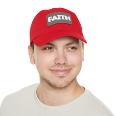 Faith Hat with Leather Patch (Rectangle)