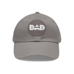 Dad Hat with Leather Patch (Round)