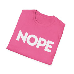 Nope Unisex Softstyle T-Shirt