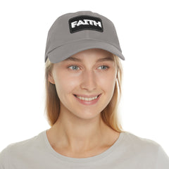 Faith Hat with Leather Patch (Rectangle)