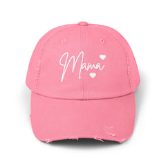 Mama Unisex Distressed Cap