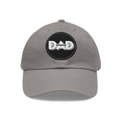 Dad Hat with Leather Patch (Round)